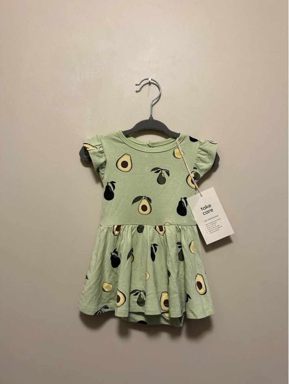 Kyte baby avocado bodysuit twirl